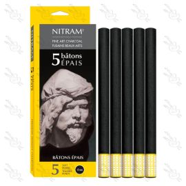 BATONS ÉPAIS NITRAM - SOFT ROUND 5 BARRAS REDONDAS EXTRASOFT DE 12 MM