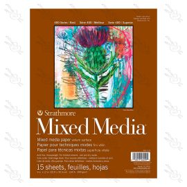 BLOCK MIX MEDIA STRATHMORE EMPASTADO 300GRS