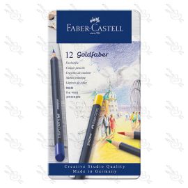 ESTUCHE DE 12 LAPICES DE COLOR FABER CASTELL GOLDFABER