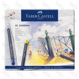 ESTUCHE DE 48 LAPICES DE COLOR FABER CASTELL GOLDFABER