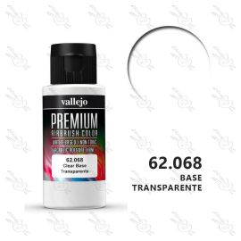 PINTURA PARA AERÓGRAFO VALLEJO BASE TRANSPARENTE 62.068