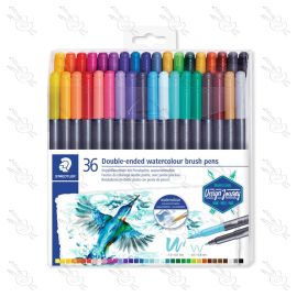 MARCADORES DE ACUARELA DOBLE PUNTA 3001 STAEDTLER X36