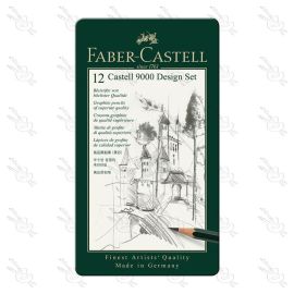 ESTUCHE DE 12 LÁPICES FABER CASTELL 9000 DESSING SET