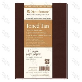 BLOCK PASTA DELGADA TONED TAN STRATHMORE 118GRS