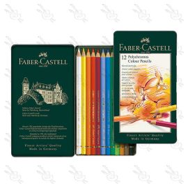 ESTUCHE DE 12 LAPICES DE COLOR FABER CASTELL POLYCHROMOS