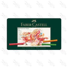ESTUCHE DE 60 TIZAS PASTEL POLYCROMO FABER CASTELL