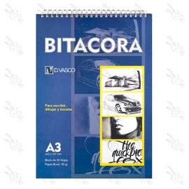 BLOCK ANILLADO BITACORA DVASCO 90GR A3