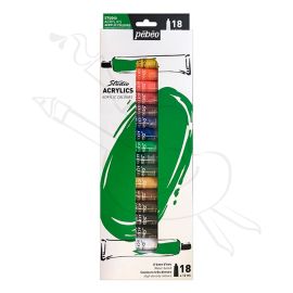 SET DE X18 ACRÍLICOS EN TUBO PEBEO 12ML