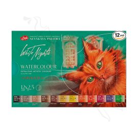 ACUARELAS WHITE NIGHTS X12 EDICIÓN ANIMALISTA