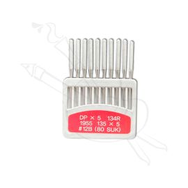 AGUJA PARA MAQUINA DE COSER DP-5 134R 1955 135X5 #12B (80SUK)