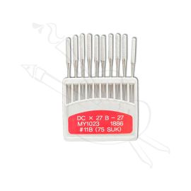 AGUJA PARA MAQUINA DE COSER DCx27 B-27 MY1023 1886 #11B (75SUK)