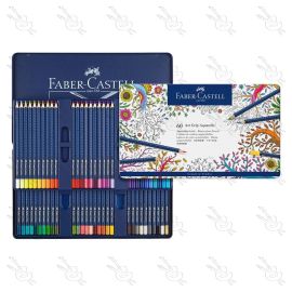 ESTUCHE DE 60 LÁPICES ACUARELABLES ART GRIP FABER CASTELL
