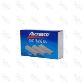 GRAPAS ARTESCO 26/6 DE 1000 UNIDADES