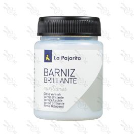 BARNIZ AL AGUA BRILLANTE LA PAJARITA POTE 75ML