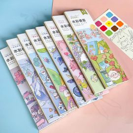 BLOCK #13 PARA PINTAR + ACUARELAS Y PINCEL