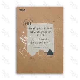 BLOCK DE PAPELES SURTIDOS KRAFT 60 HOJAS A4