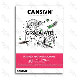 BLOCK GRADUATE MANGA MARKER LAYOUT CANSON 70GRS A4