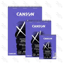 BLOCK CANSON XL MIXED MEDIA ANILLADO 300GRS