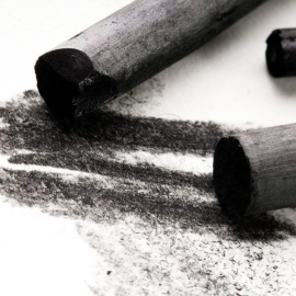 CARBÓN PRENSADO FABER CASTELL NEGRO