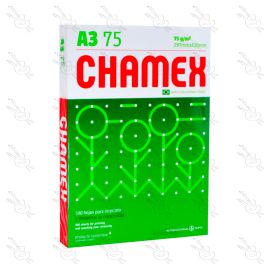 HOJAS BOND POR PAQUETE CHAMEX A3 75GR
