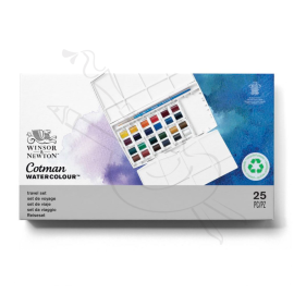 SET DE ACUARELAS COTMAN W&N M/GODETS X24 PASTILLAS