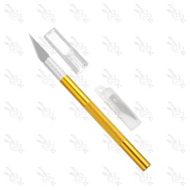 CUCHILLA CALADORA CON MANGO METALICO