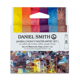 SET DE ACUARELA EN TUBO "JANSEN CHOW" DANIEL SMITH X6