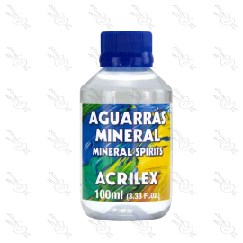 DISOLVENTE AGUARRAZ MINERAL ACRILEX 100ML