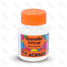 ESMALTE VITRAL ACRILEX - BLANCO #519