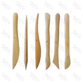 ESTECAS DE MADERA PARA ESCULTURA X6