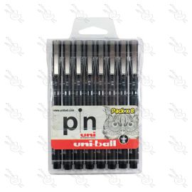 SET X8 DE ESTILOGRAFOS UNIBALL