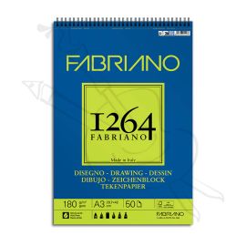 BLOCK FABRIANO 1264 DIBUJO ANILLADO 180GRS A3