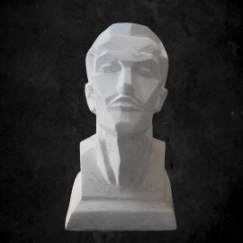 CALCO DE YESO FACETADO HOMBRE 03