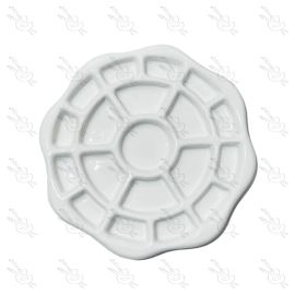 PALETA DE PORCELANA FLOR CON 19 ESPACIOS