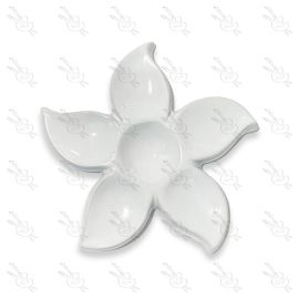 PALETA DE PORCELANA FLOR DE 5 PÉTALOS