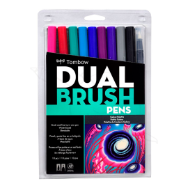 MARCADORES GALAXY PALETTE TOMBOW X10