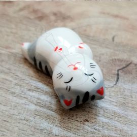 POSA PINCEL DE PORCELANA DE GATO 33