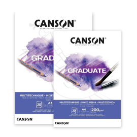 BLOCK GRADUATE MIXED MEDIA CANSON 200GRS