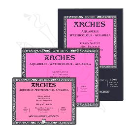 BLOCK ARCHES WATERCOLOUR GRANO SATINADO 300GRS