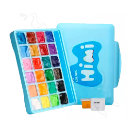 SET DE GOUACHES X24 HIMI 30ML - CELESTE