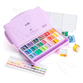 SET DE GOUACHES X36 - HIMI 12ML - LILA