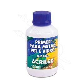 IMPRIMANTE BLANCO PARA METALES, PLASTICO Y VIDRIO ACRILEX 100 ML