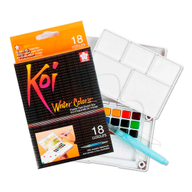 SET DE ACUARELA KOI SAKURA DE 18 PASTILLAS