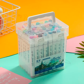 SET DE x48 MARCADORES CON DOBLE PUNTA LANKE MARKER