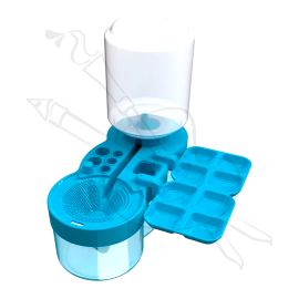 LAVAPINCELES CON DEPOSITO + PALETA AZUL