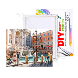 LIENZO DIGITAL NUMERADO 30CM X 40CM