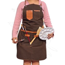 MANDIL PARA PINTOR TIPO 2 - MARRÓN