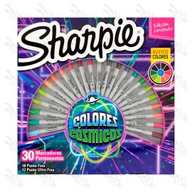 MARCADORES SHARPIE COLORES CÓSMICOS - 30 UND