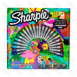 MARCADORES SHARPIE COLORES TROPICALES - 30 UND