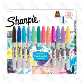 MARCADORES SHARPIE COLORES TROPICALES - 12 UND